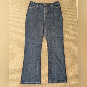 Women's L.L. Bean Classic Fit Jeans - Dark Blue Wash
